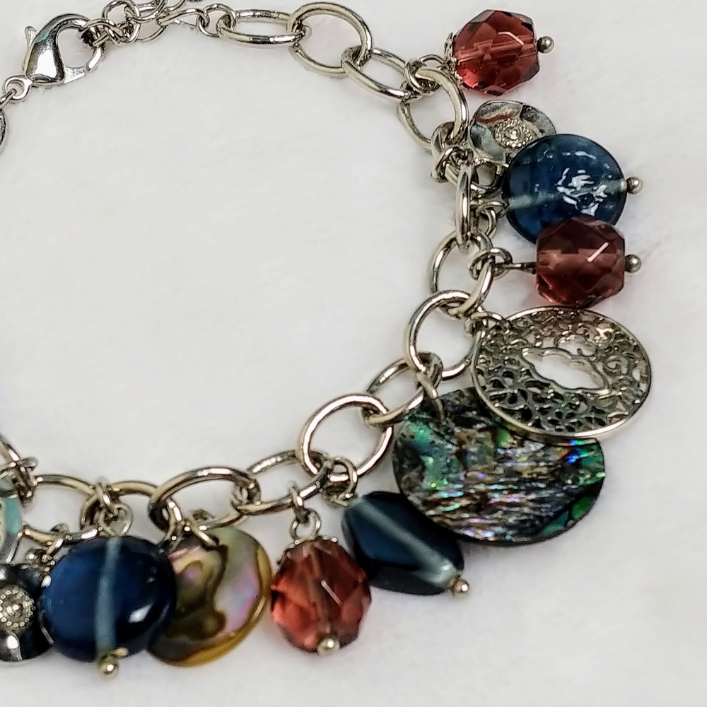 Lia Sophia Retired Neptune Charm Bracelet Windsong